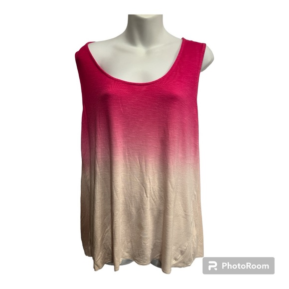 Kenneth Cole Tops - Kenneth Cole Tank. Size XL. Pink and fades